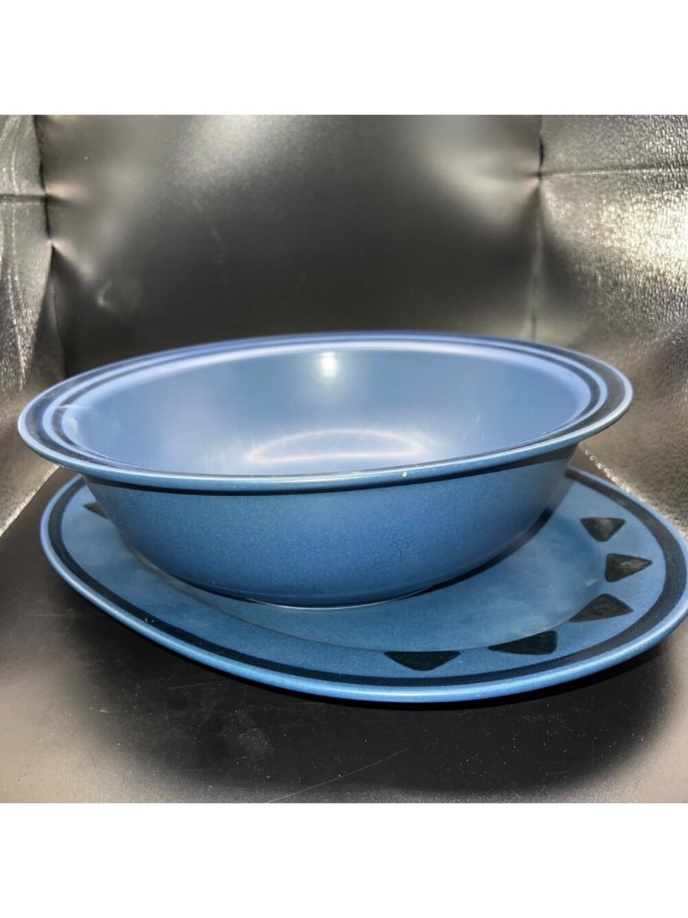 Pfaltzgraff Morning Light Serving Set Platter Bowl Discontinued Pattern USA VTG